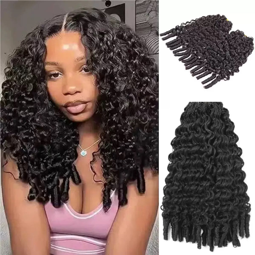 Curly lightweight crochet