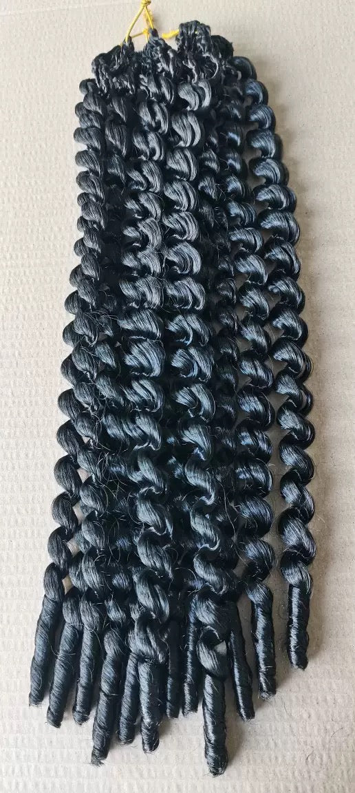 Curly lightweight crochet